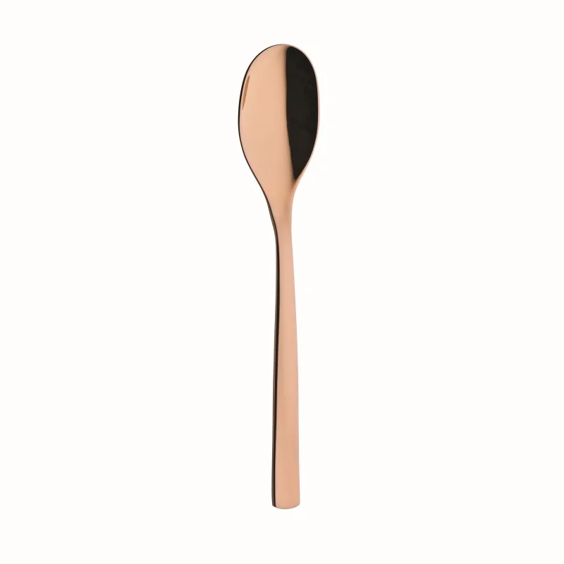 Degrenne Guest Copper Pvd Stainless Steel Coffee Spoon 143 mm - 5 ''5/8 - Pack of 12