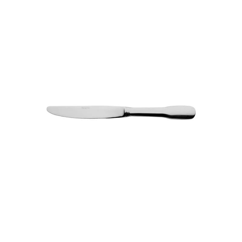 Degrenne Lutece Stainless Steel Table Knife Heavy Solid Handle Serrated 248 mm - 9 ''3/4 - Pack of 12