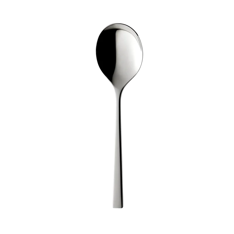 Degrenne Fuse Stainless Steel Bouillon Spoon 185 mm - 7 ''5/16 - Pack of 12