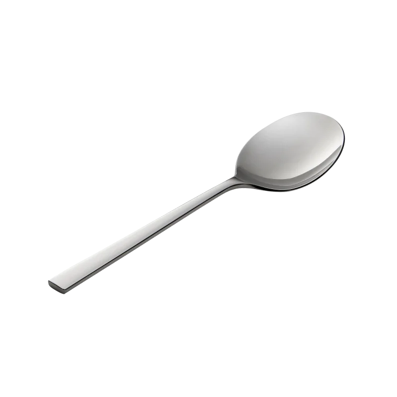 Degrenne Fuse Stainless Steel Bouillon Spoon 185 mm - 7 ''5/16 - Pack of 12