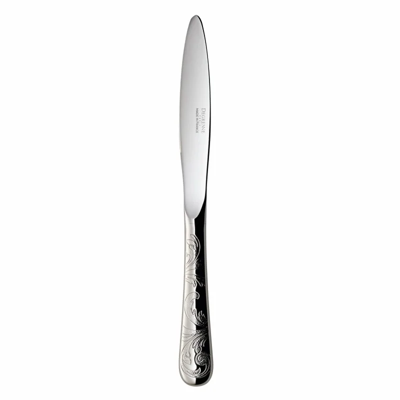 Degrenne Couture Stainless Steel Dessert Knife Hollow Handle 207 mm - 8 ''1/8 - Pack of 12