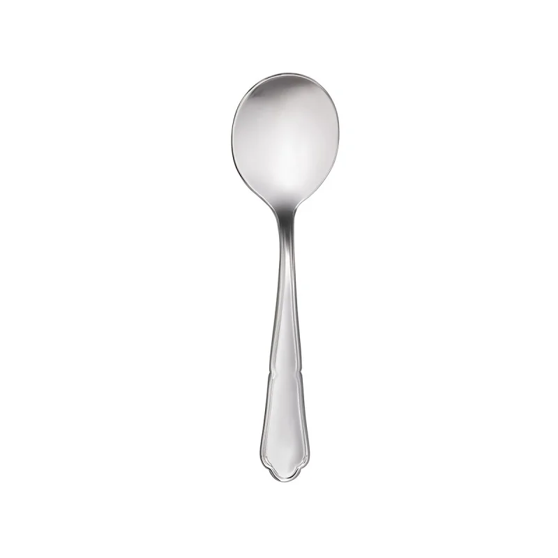 Degrenne Contour Stainless Steel Bouillon Spoon 174 mm - 8 ''7/8 - Pack of 12