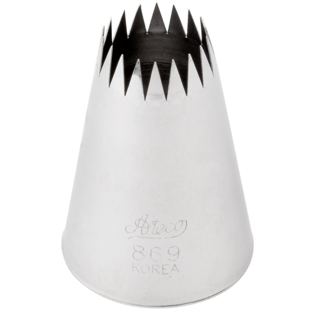 Ateco 869 Ateco 869 - French Star Pastry Tip .69 Opening Diameter...