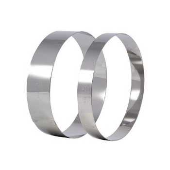 Matfer Bourgeat 371807 Ice Cream Or Cake Ring Ø 9 1/2" - 2 3/8'' High (60mm) Ice Cream Rings - 2 3/8'' -3'' High (60mm-75mm)