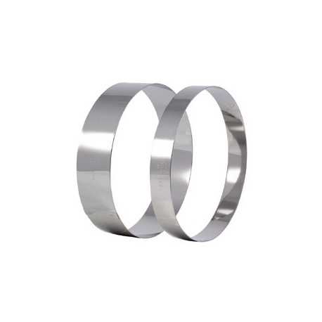 Matfer Bourgeat 371807 Ice Cream Or Cake Ring Ø 9 1/2" - 2 3/8'' High (60mm) Ice Cream Rings - 2 3/8'' -3'' High (60mm-75mm)