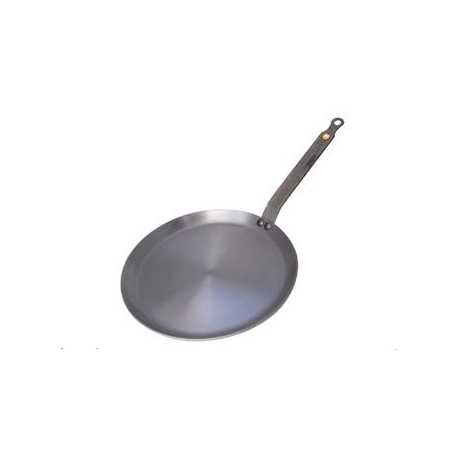 De Buyer 5615.30A De Buyer Round Iron Crepe Pan Mineral B Element- Ø 11 7/8'' Crepe Pans