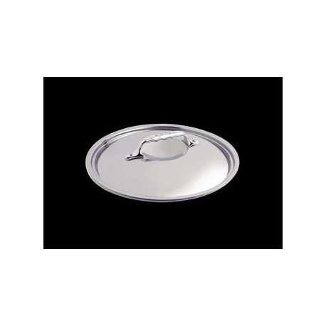 De Buyer 3709.14N De Buyer Stainless Steel Lid - ø 5 1/5'' Milady Stainless Steel Cookware