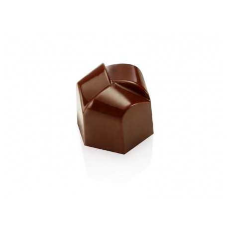 Pavoni PC15 Pavoni Polycarbonate Chocolate Mold - 26 x 23 x 21 mm - 10gr - 21 Cavity - PC15 Modern Shaped Molds