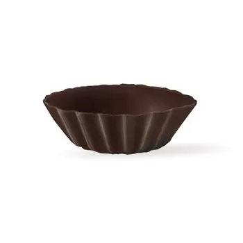 Pastry Chef's Boutique PCB96100 Belgian Chocolate Cups - Mini Cups Ø50Mm - 210 Pces Chocolate Cups and Truffle shells