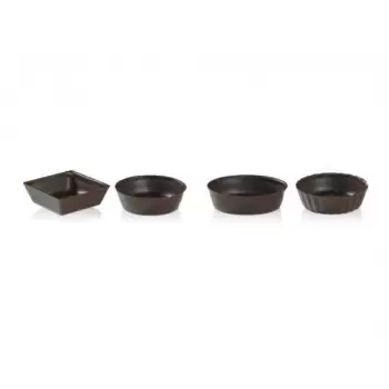 Pastry Chef's Boutique PCB96110 Belgian Chocolate Cups - Petit Fours Assorted Ø50Mm - 168 Pces Chocolate Cups and Truffle shells