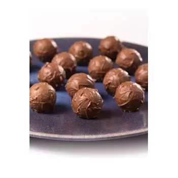 Pastry Chef's Boutique PCB96821 Belgian Chocolate Cups - Truffle Shells Milk Ø25Mm - 504 Pces Chocolate Cups and Truffle shells