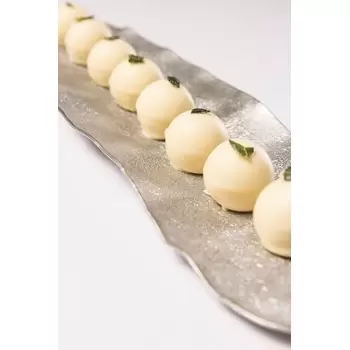 Pastry Chef's Boutique PCB96831 Belgian Chocolate Cups - Truffle Shells White Ø25Mm - 504 Pces Chocolate Cups and Truffle shells